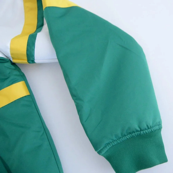 Mitchell  & Ness Cooperstown Collection Oakland Athletics MLB Green White & Gold - Picture 6 of 16